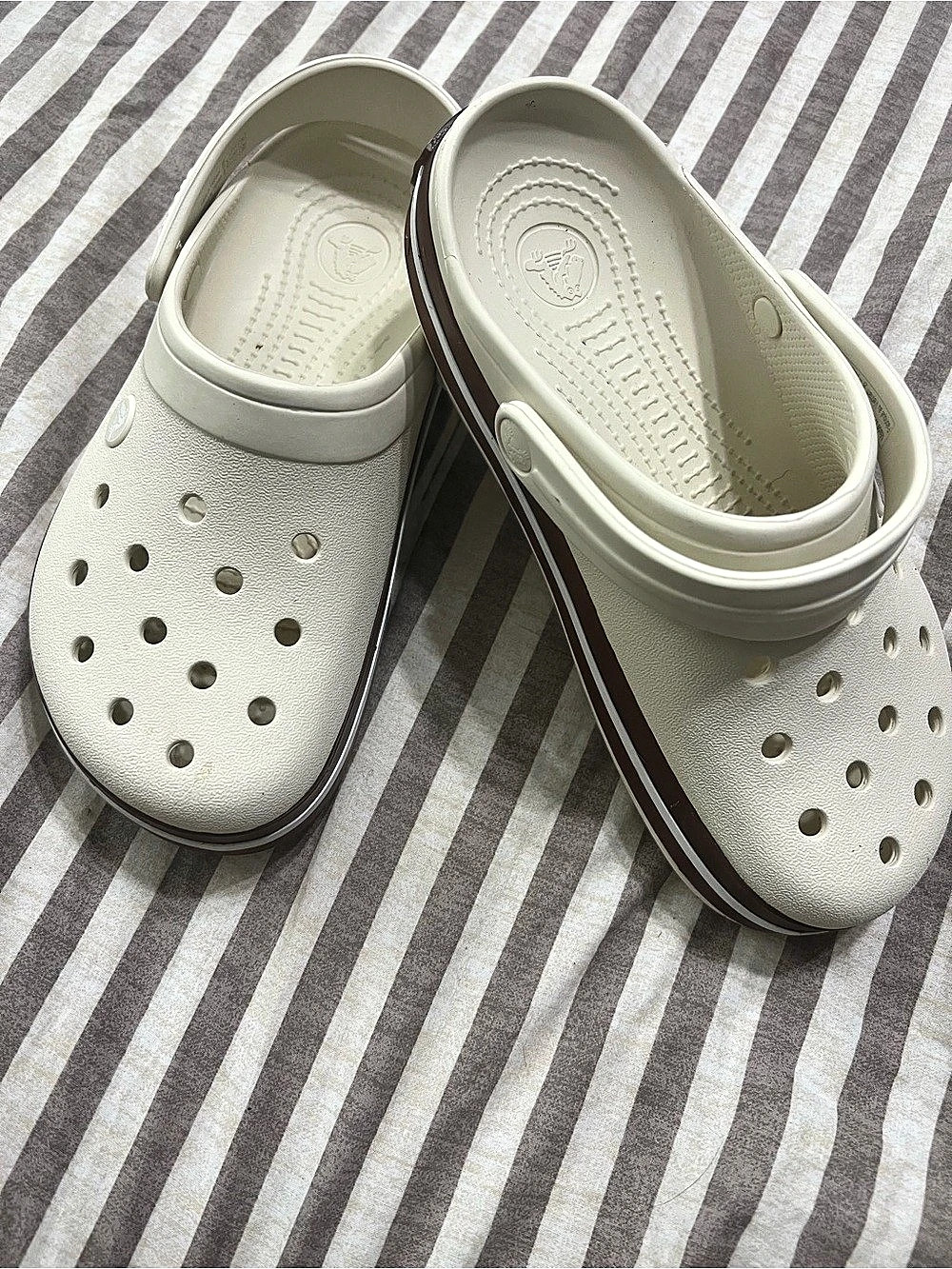 Crocs Bayaband Clog White & Brown US 7 women’s